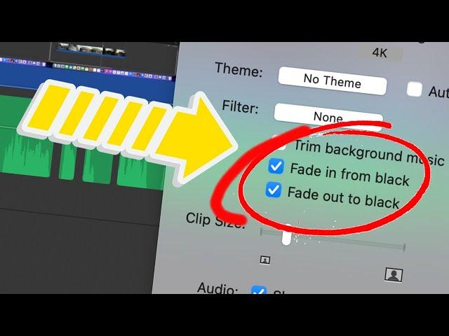 iMovie BEST WAY To Fade In / Fade Out (2024 UPDATE!)