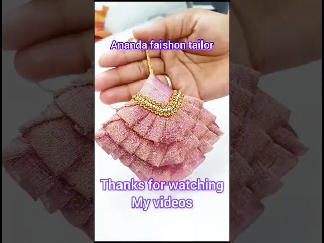 Very Unique and Easy Latkan Design Making at Home/How to make blouse Latkan/लटकन बनाने का तरीका