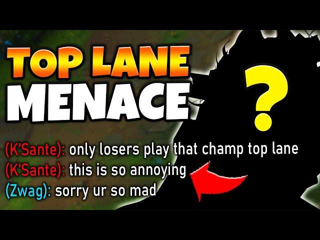 I found the most ANNOYING top lane champion in the game (it made the enemy RAGE)