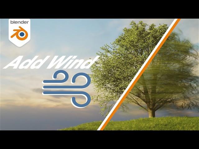 Add Simple Wind To Any Object in Blender