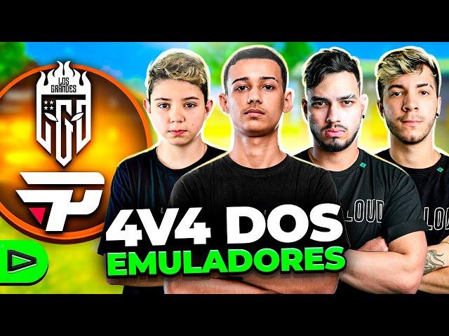 LOUD vs. LOS PAIN!! 4V4 COMPLETO VALENDO 1000 REAIS!! FREE FIRE