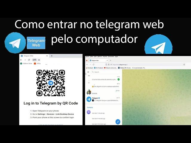 Como usar o Telegram Web no pc, como entrar e sair no Telegram Web.