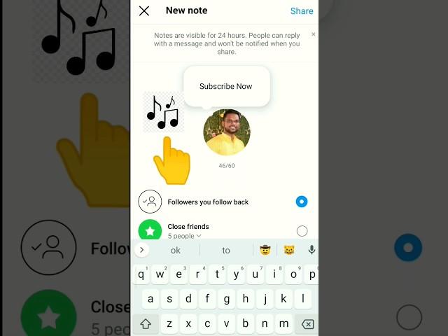 Instagram adding music feature on notes #shorts