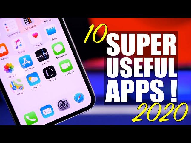 10 Super USEFUL iPhone Apps - 2020 !