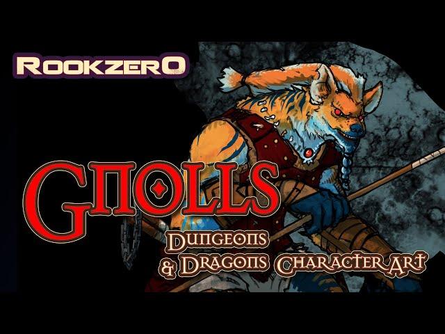 D&D Why you should play Gnolls - Dungeons and Dragons Gnoll  Character art Rookzer0