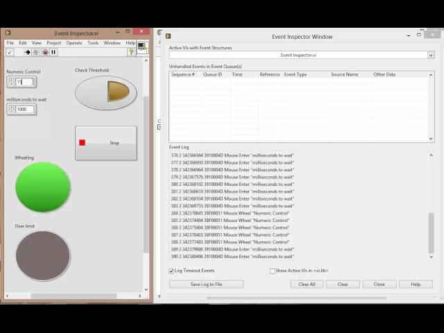 VI High 51 - Event Inspector Window, Flushing Event Queue, & User Event Priority in LabVIEW 2013