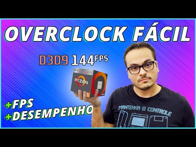 RYZEN 3400G - OVERCLOCK + DESEMPENHO + FPS EM JOGOS TUTORIAL - A SALVAÇÃO