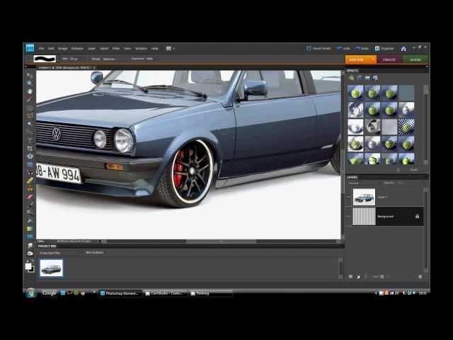 Photoshop Virtual Car Tuning