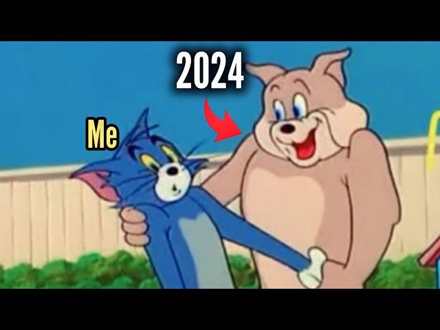 HAPPY NEW YEAR 2024 Tom and Jerry Meme...