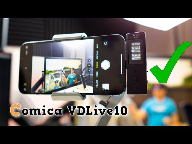 Best Wireless Mic For iPhone - Comica VD Live10