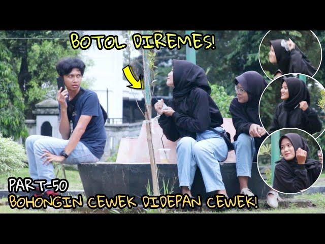 DILEMPAR GELAS ES! BOHONGIN CEWEK DIDEPAN CEWEK - Part50