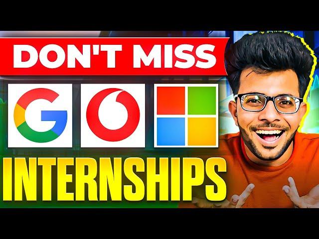 8 Amazing Internship Opportunities of 2024 ‍ [ APPLY NOW  ]