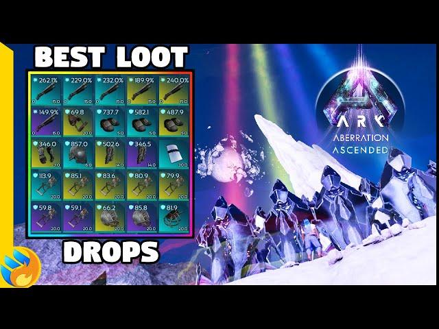 What Loot Drops Give The BEST LOOT? ULTIMATE Aberration Loot Table Showcase | Ark Survival Ascended