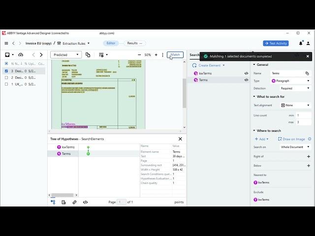 ABBYY Vantage: How To Import Fields from FlexiLayout Studio Project - Demo