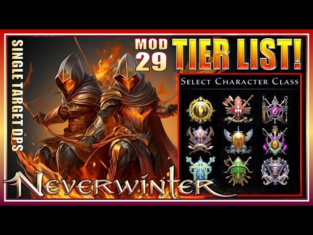 DPS CLASS TIER LIST: Best to Worst for Single Target DAMAGE! (boss fights) - Neverwinter Mod 29