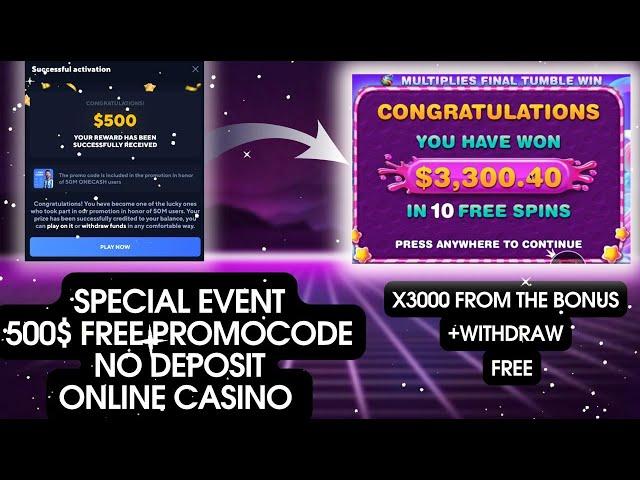 Unlock Your $500 Casino Bonus Now – No Deposit + X3000 Free Spins!