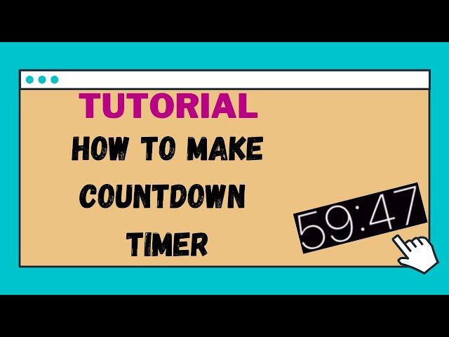 Make A Countdown Timer For You Tube videos Using ipad iphone imovie (how To)