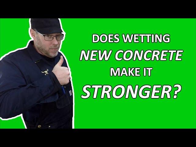 Should You Wet Cure New Concrete?