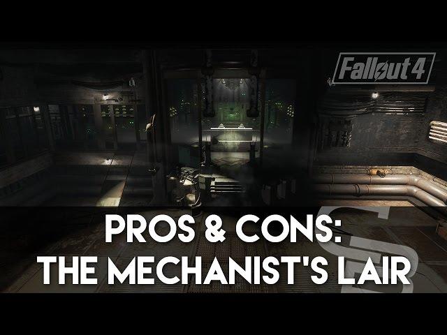 Fallout 4 - Pros & Cons: The Mechanist's Lair! (Fallout 4 Settlement Review)