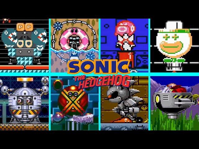 Sonic 1, 2, 3&K All Bosses REMADE in Super Mario Maker 2