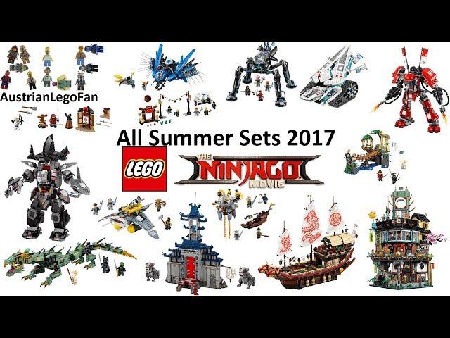 All Lego Ninjago Movie Summer Sets 2017 Compilation - Lego Speed Build Review