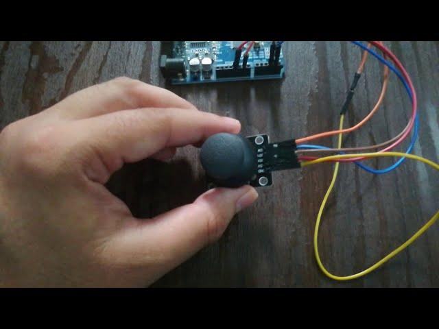 Arduino interfacing with dual axis joystick