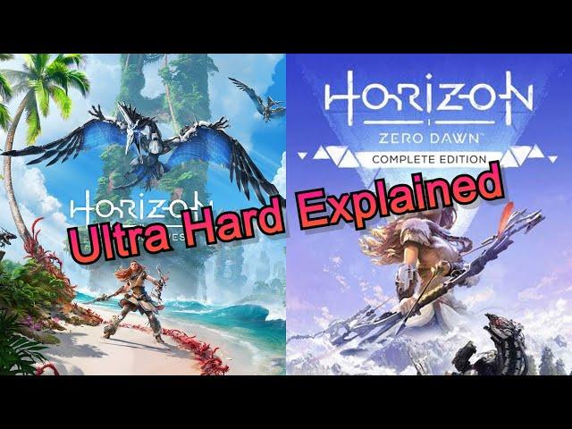 Ultra hard explained in less than 180 seconds for HZD and HFW