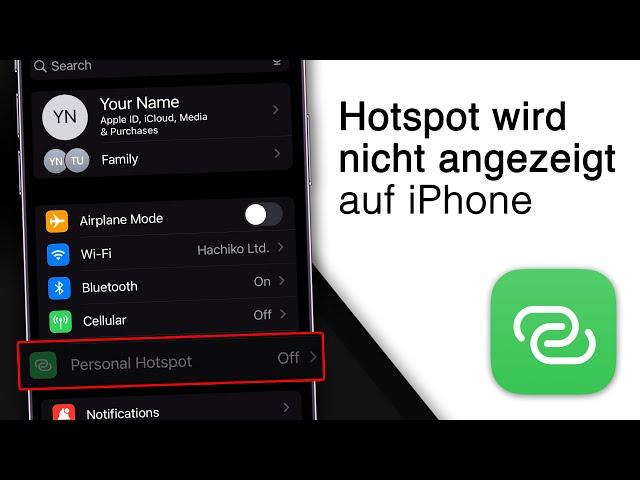 iPhone Hotspot wird nicht angezeigt/funktioiniert nicht! [4 Lösungen]