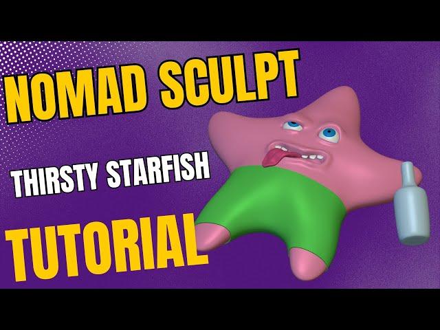 Nomad Sculpt - absolute Beginner Tutorial - Deutsch - durstiger Seestern