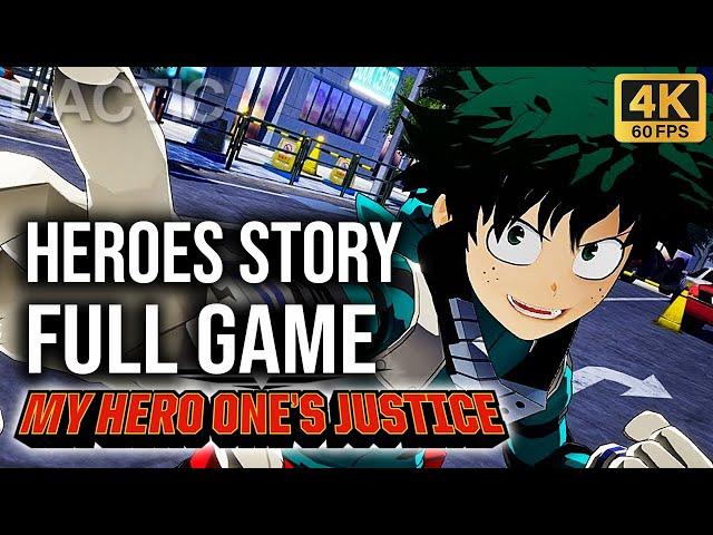 My Hero One's Justice 1 FULL GAME Story - Heroes Mode Walkthrough 4K60fps