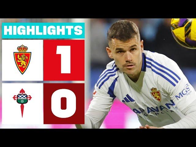 REAL ZARAGOZA 1 - 0 RACING CLUB FERROL I HIGHLIGHTS LALIGA HYPERMOTION