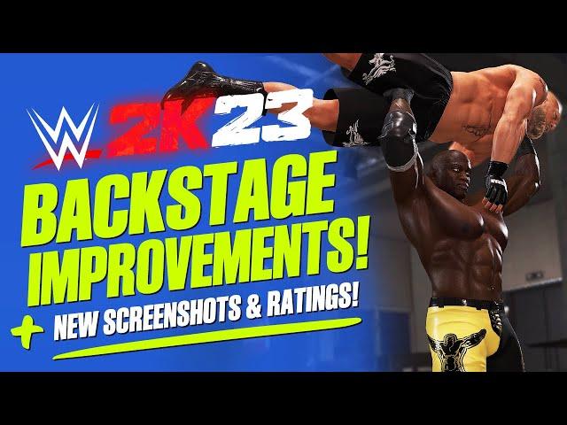 WWE 2K23: Backstage Improvements, New Screenshots & Ratings Revealed! (WWE 2K23 News)