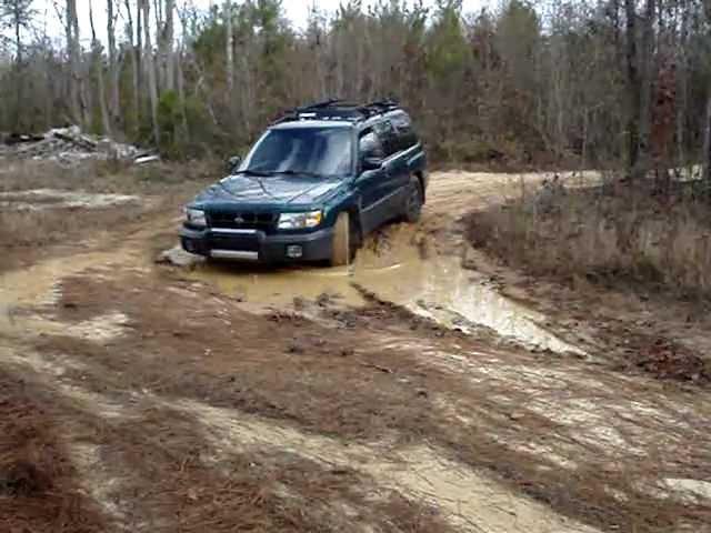 '98 Subaru Forester & Mud Puddle