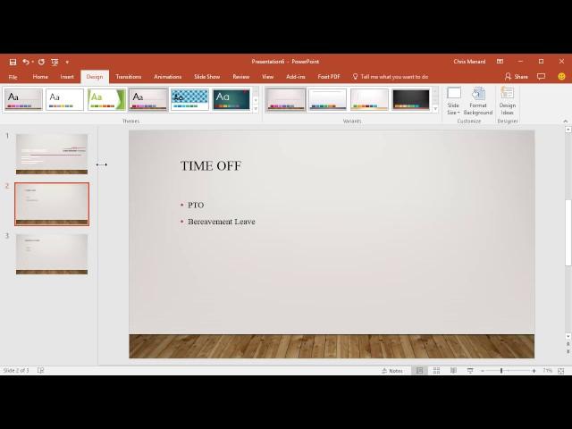 Insert a Word Document into PowerPoint by Chris Menard