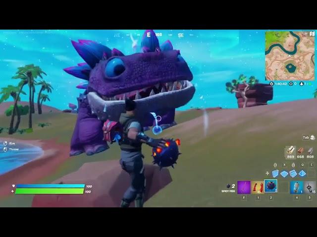 Fortnite Feeding Klombo Spicy Food!