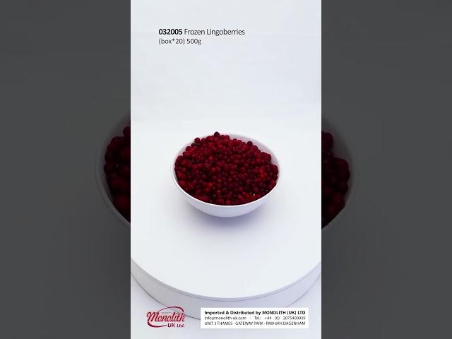 032005 - Frozen Lingonberries (box*20) 500g #frozen #berry #berries #lingoberries #brusnika