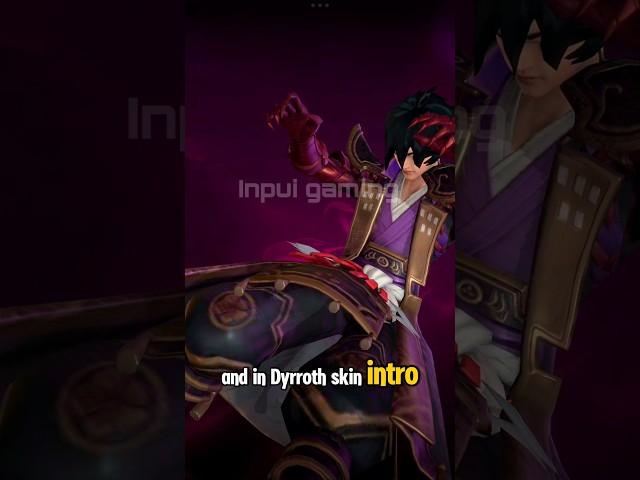 Dyrroth collector skin in Franco legend skin intro #shorts #mlbb #mobilelegends