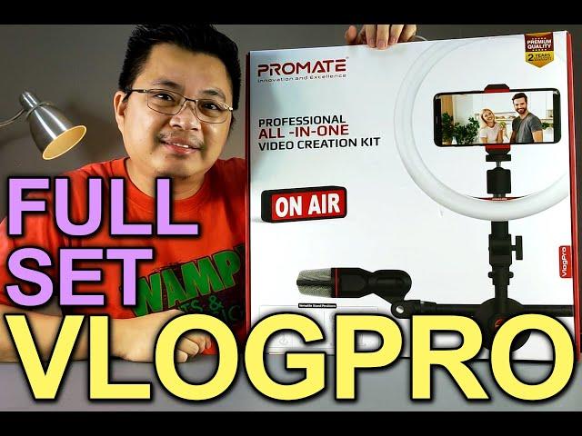 PROMATE VLOGPRO - PROFESSIONAL ALL IN ONE VIDEO CREATION KIT - PROMATE MIC VLOGGER SET (WORTH IT?)