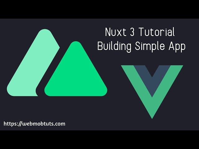 1  Nuxt 3 Tutorial Introduction