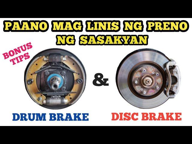 HOW TO CLEAN YOUR CAR BRAKE SYSTEM ( DISC & DRUM BRAKES )