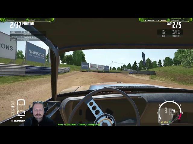 Oxitonium - PvP Wreckfest Online Banger Race on Fire Rock Raceway