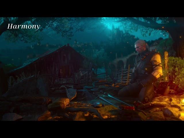 Relaxing music for sleep, meditation and study I The Witcher 3 I Ambient, Voice