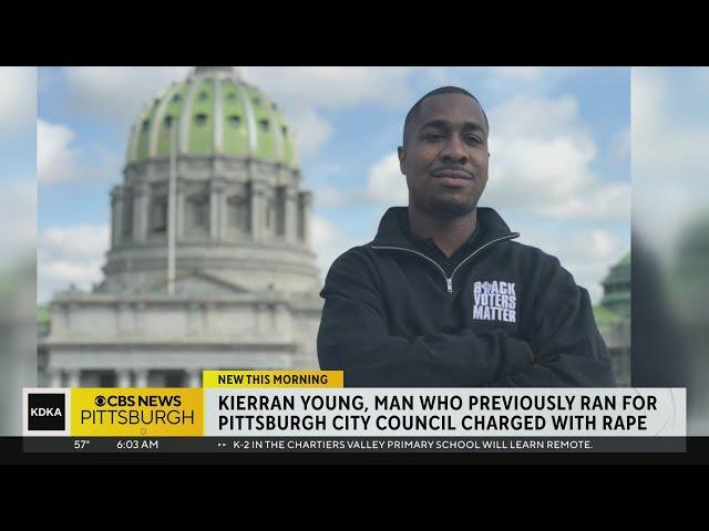 Kierran Young, former Pittsburgh City Council candidate charged with rape