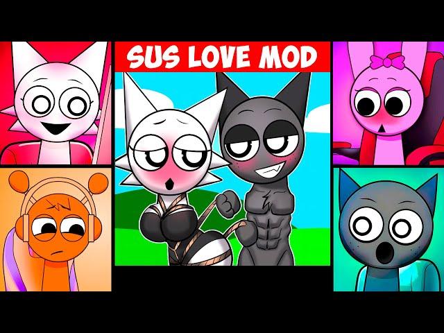 Incredibox Sprunki Sinner Edition New Mod But WITH LOVE SUS MOD! New version 2! Sprunki Reacts To