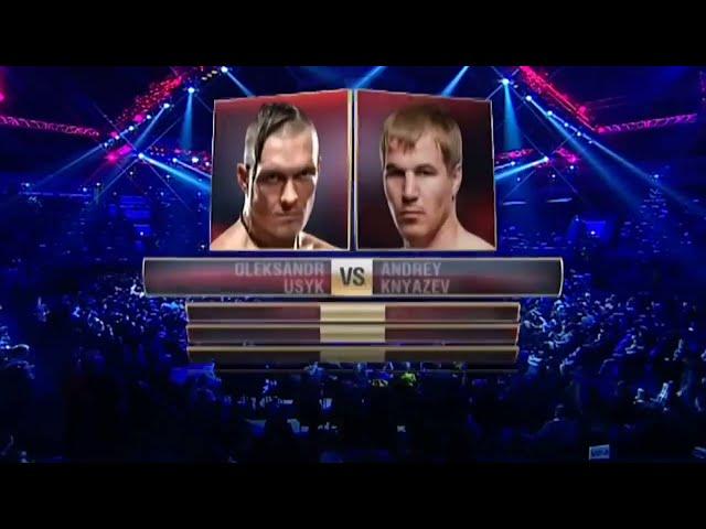 Oleksandr Usyk Ukraine vs Andrei Kniazev Russia   KNOCKOUT, BOXING fight, HD