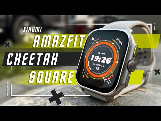 BETTER AND CHEAPER THAN THE KING?  SMART WATCH Amazfit Cheetah Square BEYOND REASONABLE !