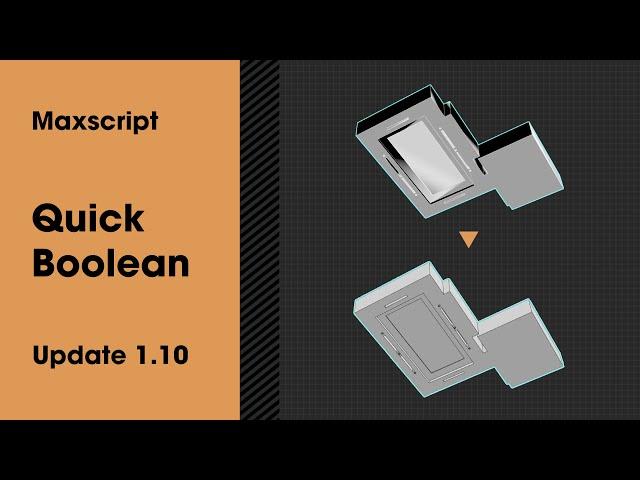 Quick Boolean 1.10 — Fix Object Normal