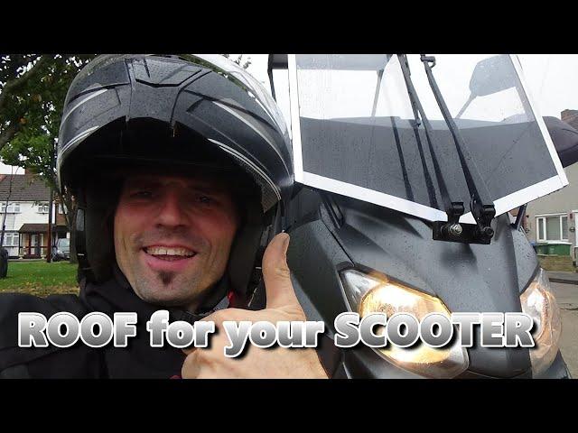 How to make roof for scooter.