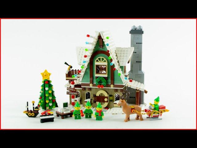 LEGO Winter Village 10275 Elf Club House Speed Build for Collectors - Brick Builder