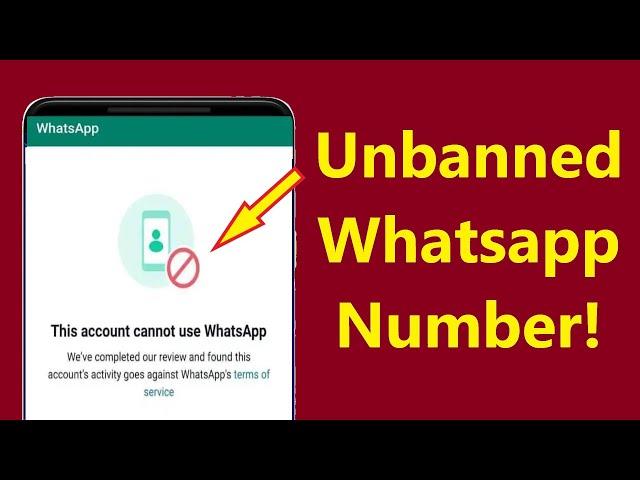 This account cannot use whatsapp this account is not allowed to use whatsapp due to spam!!